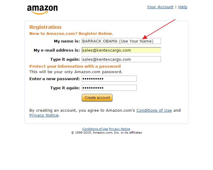 How to create amazon wish list in Kenya and send it to Kentex Cargo