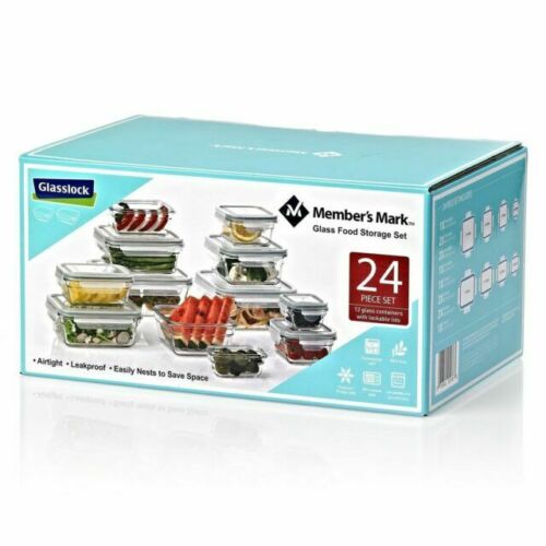 24Piece Glass Food Storage Set by Glasslock Kenya Kentex Cargo