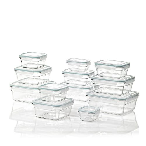 24-Piece Glass Food Storage Set by Glasslock