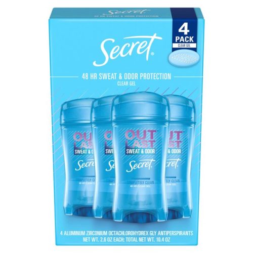 Secret Outlast Clear Gel Deodorant (4 pk.)