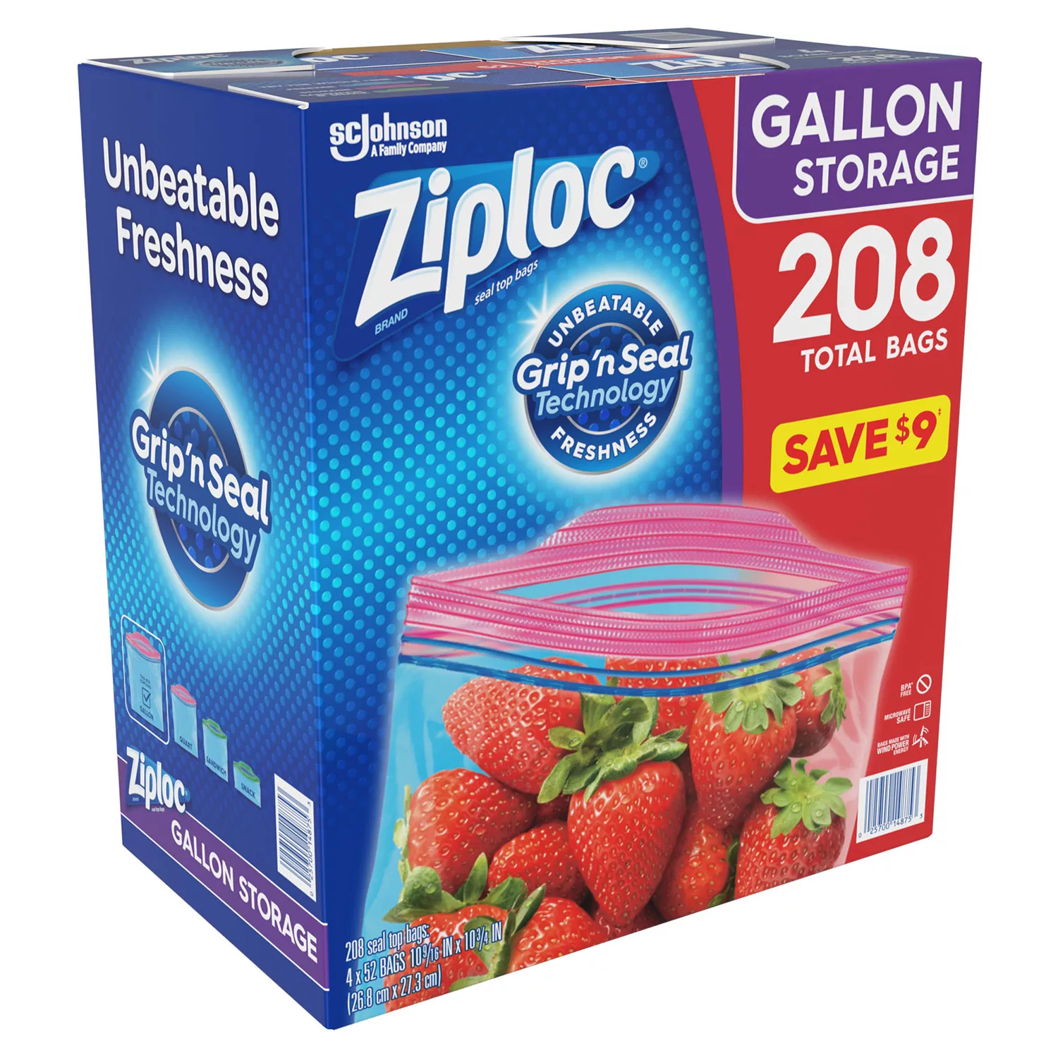 Ziploc Storage Gallon Bags  Target