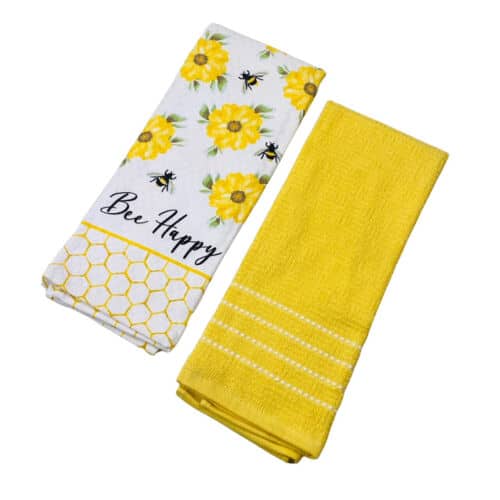 Martha Stewart Kitchen Towels 8 Pack Bee Happy 