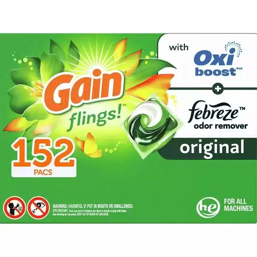 Gain Flings! Liquid Laundry Detergent Pacs