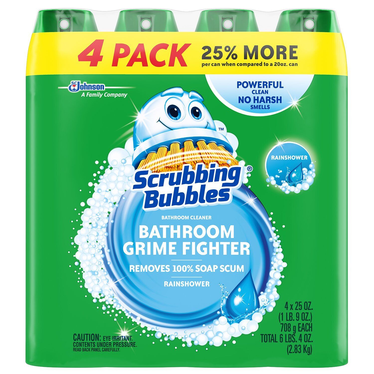 Scrubbing Bubbles Foaming Bathroom Cleaner, Rainshower (4 pk) Price in